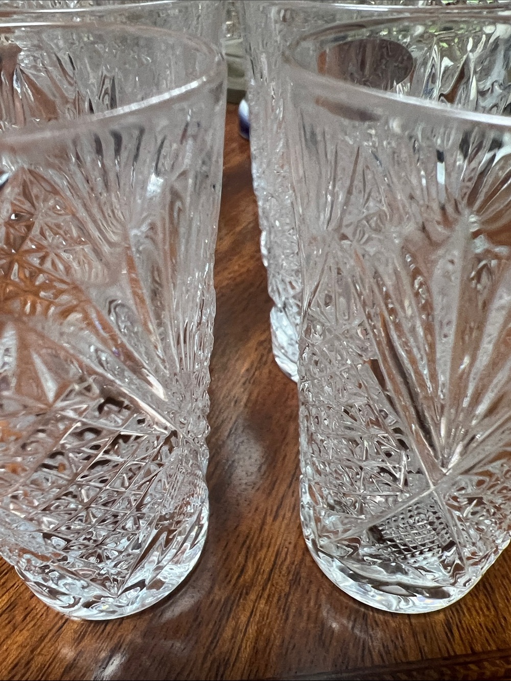 Set of 8 shots glasses. OVER 24% LEAD CRYSTAL — HAND MADE — U.S.S.R.” - Picture 4 of 7